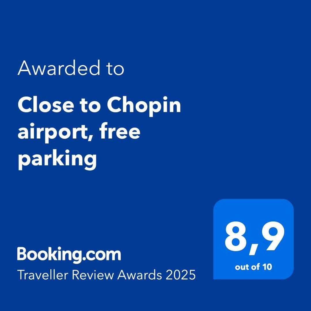 Close To Chopin Airport, Cybernetyki, Free Parking By Cosmo Spirit Βαρσοβία Εξωτερικό φωτογραφία